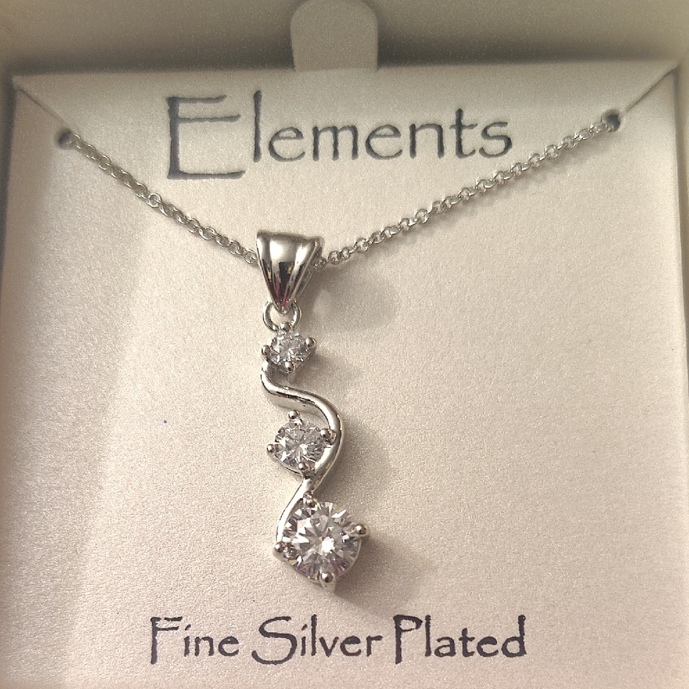 Element Silver Plated Necklace